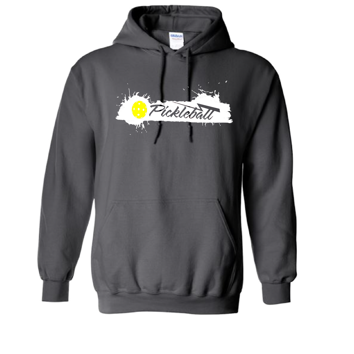 Pickleball Design: Extreme  Unisex Hooded Sweatshirt: Moisture-wicking, double-lined hood, front pouch pocket.  This unisex hooded sweatshirt is ultra comfortable and soft. Stay warm on the Pickleball courts while being that hit with this one of kind design.