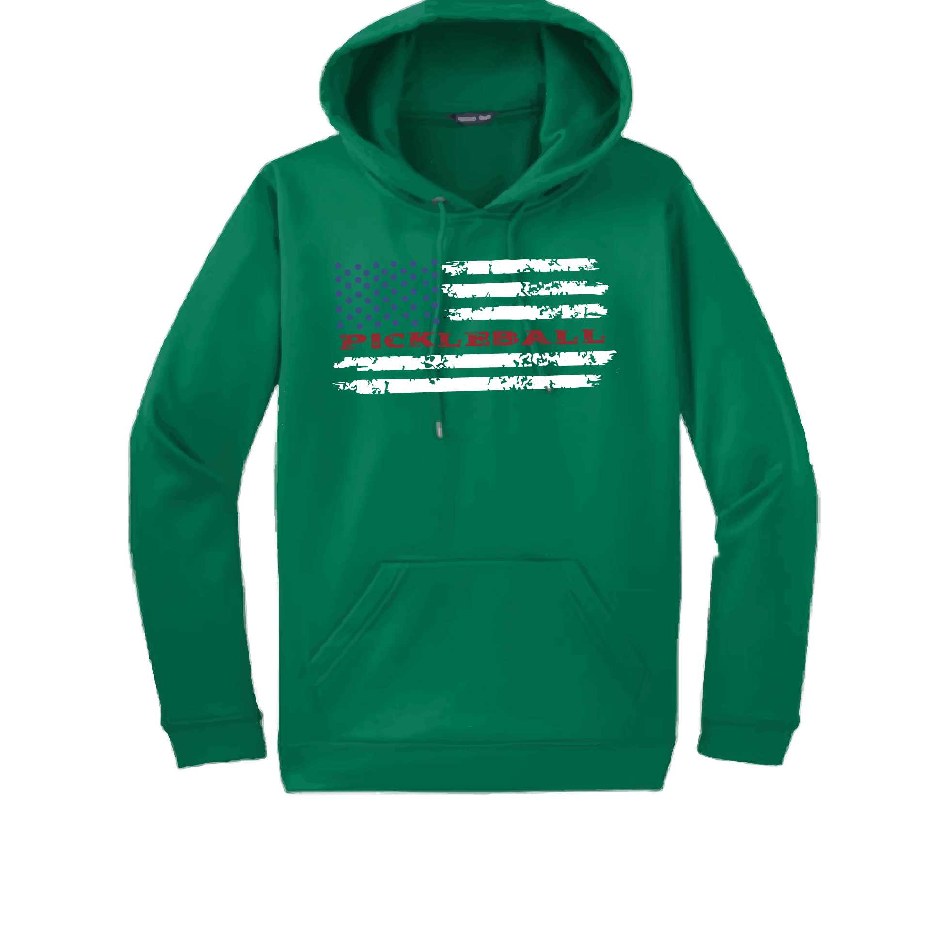 Design: Pickleball Flag Horizontal or Vertial  Unisex Hooded Sweatshirt: Moisture-wicking, double-lined hood, front pouch pocket.  This unisex hooded sweatshirt is ultra comfortable and soft. Stay warm on the Pickleball courts while being that hit with this one of kind 