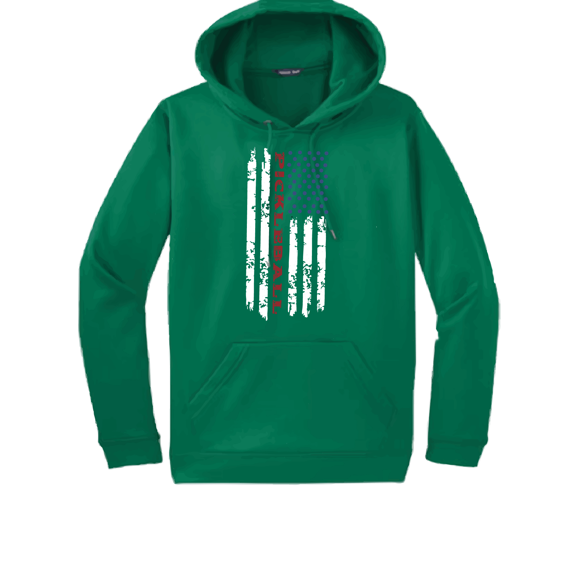 Design: Pickleball Flag Horizontal or Vertial  Unisex Hooded Sweatshirt: Moisture-wicking, double-lined hood, front pouch pocket.  This unisex hooded sweatshirt is ultra comfortable and soft. Stay warm on the Pickleball courts while being that hit with this one of kind 