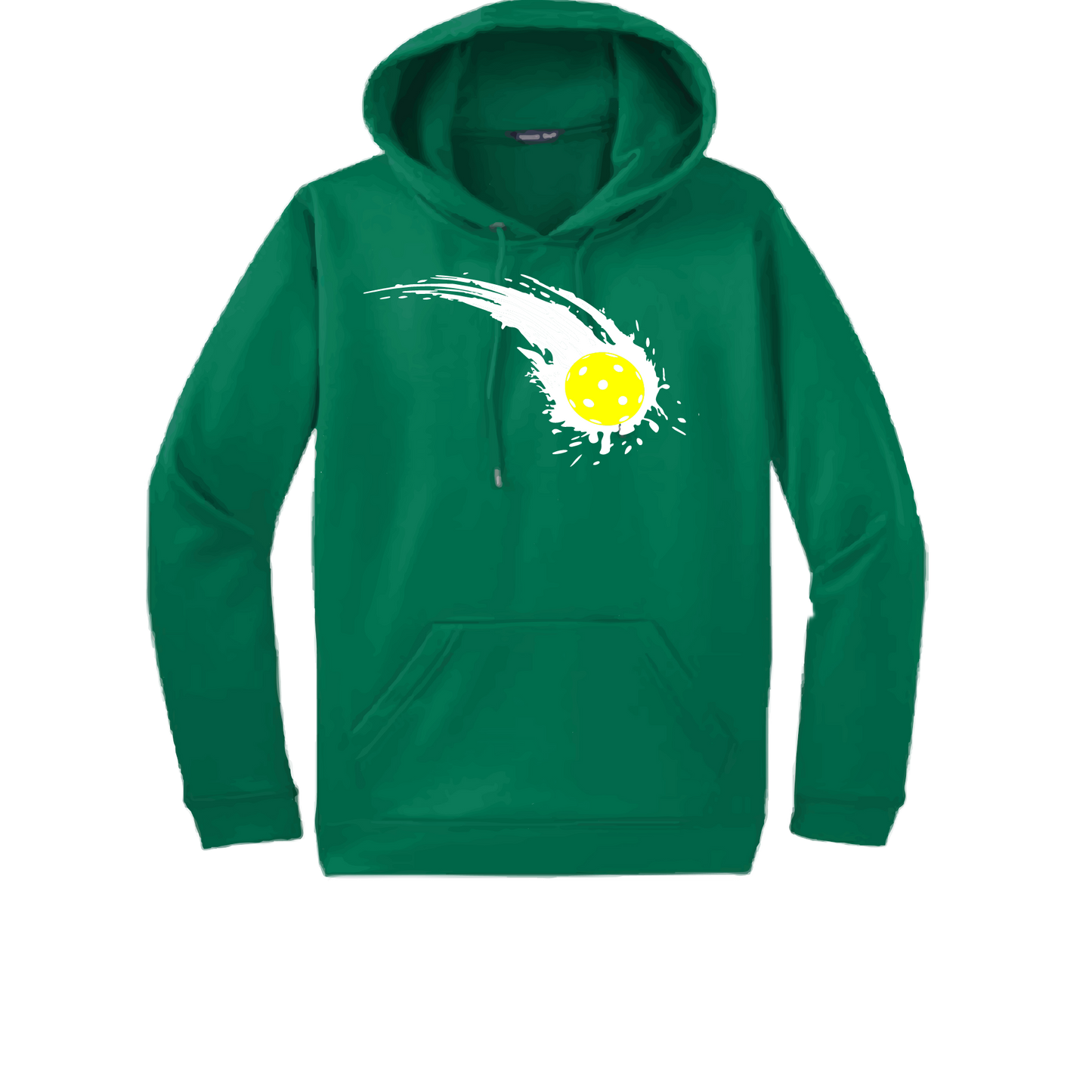 Pickleball Design: Impact  Unisex Hooded Sweatshirt: Moisture-wicking, double-lined hood, front pouch pocket.  This unisex hooded sweatshirt is ultra comfortable and soft. Stay warm on the Pickleball courts while being that hit with this one of kind design.