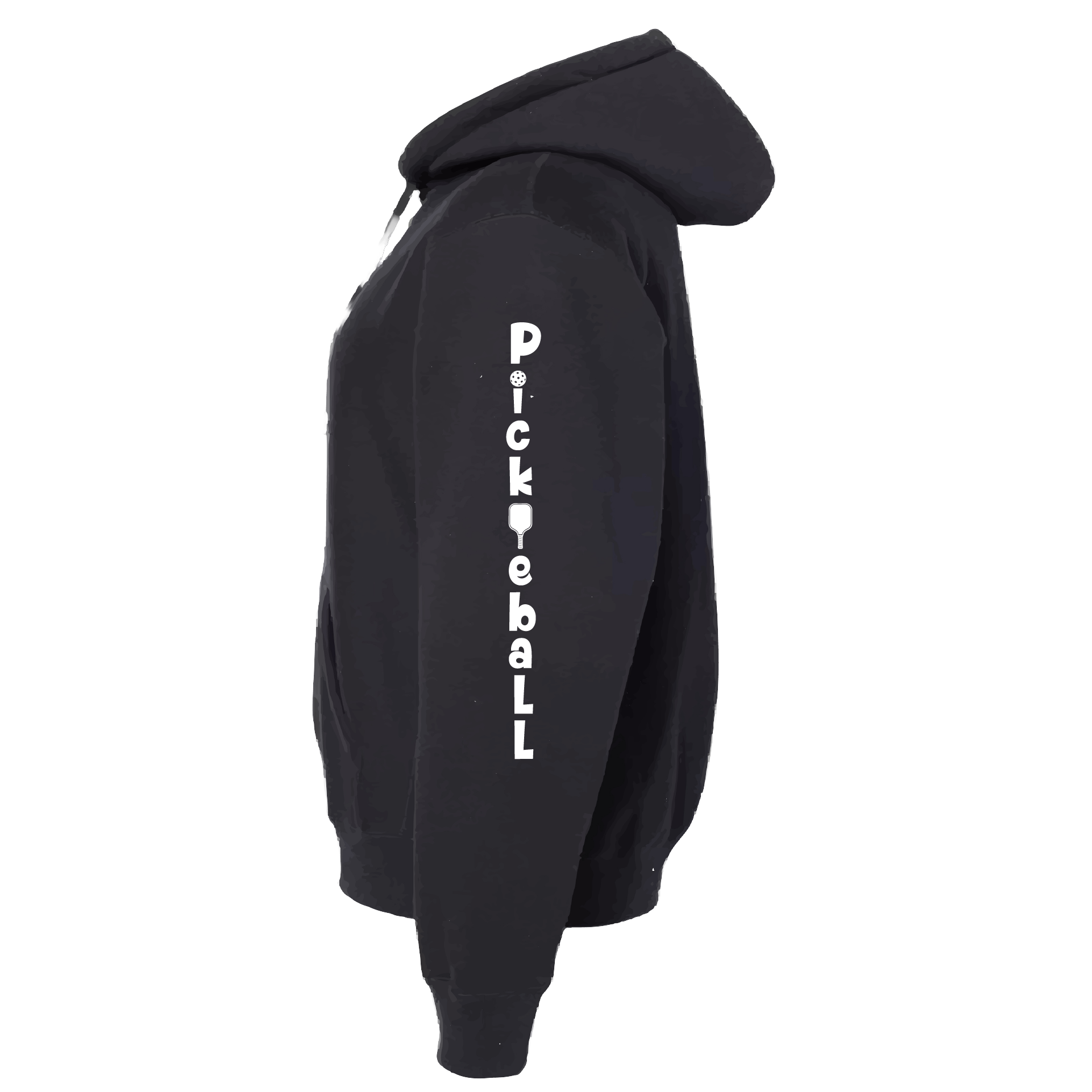 Pickleball Design: Pickleball Vertical (Customizable Location)  Unisex Hooded Sweatshirt: Moisture-wicking, double-lined hood, front pouch pocket.  This unisex hooded sweatshirt is ultra comfortable and soft. Stay warm on the Pickleball courts while being that hit with this one of kind design.