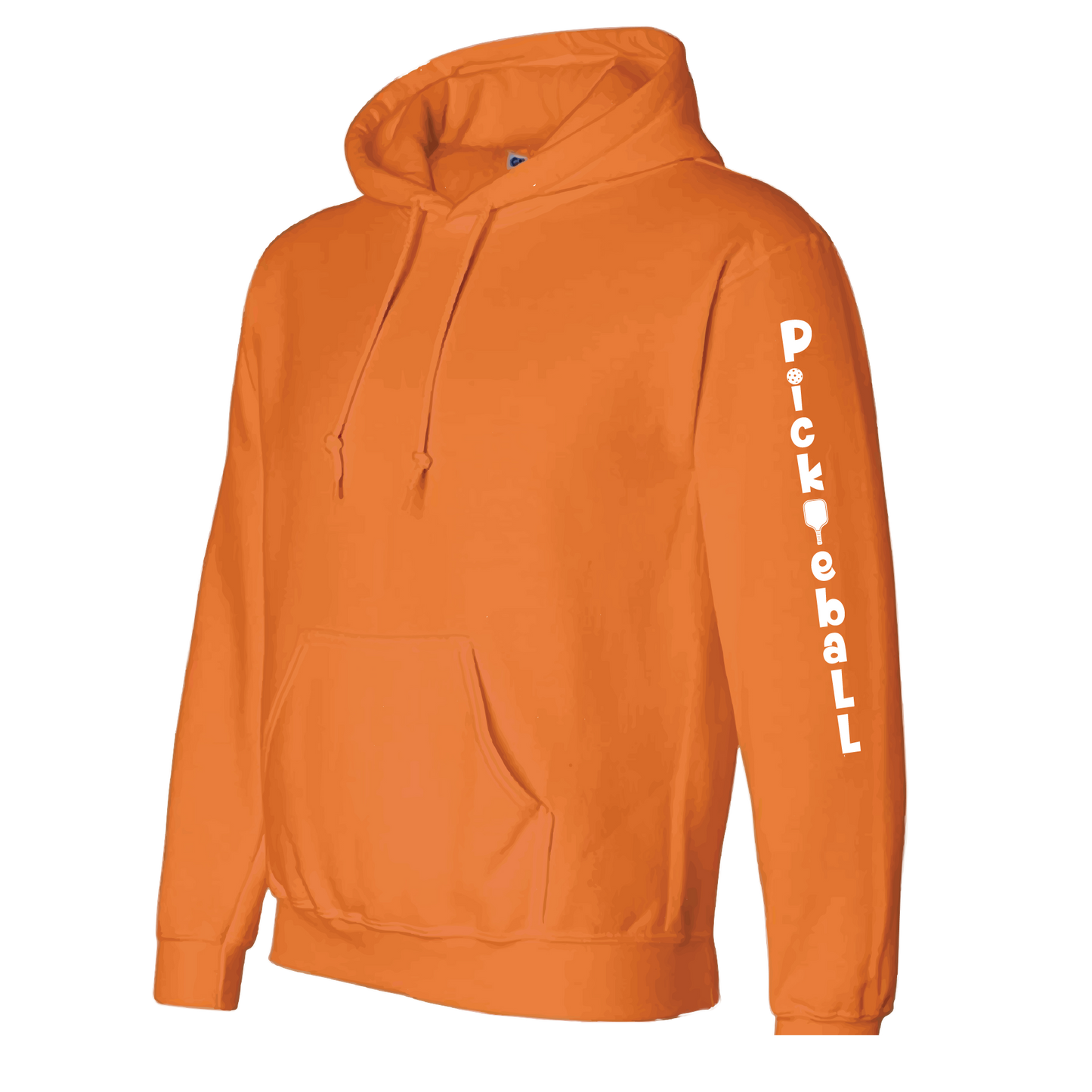 Pickleball Design: Pickleball Vertical (Customizable Location)  Unisex Hooded Sweatshirt: Moisture-wicking, double-lined hood, front pouch pocket.  This unisex hooded sweatshirt is ultra comfortable and soft. Stay warm on the Pickleball courts while being that hit with this one of kind design.