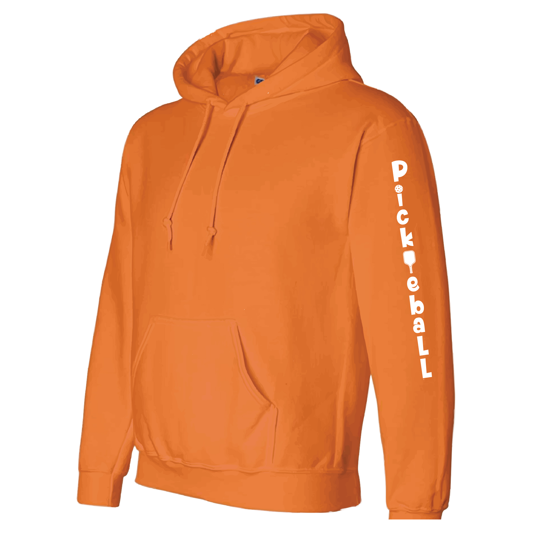 Pickleball Design: Pickleball Vertical (Customizable Location)  Unisex Hooded Sweatshirt: Moisture-wicking, double-lined hood, front pouch pocket.  This unisex hooded sweatshirt is ultra comfortable and soft. Stay warm on the Pickleball courts while being that hit with this one of kind design.