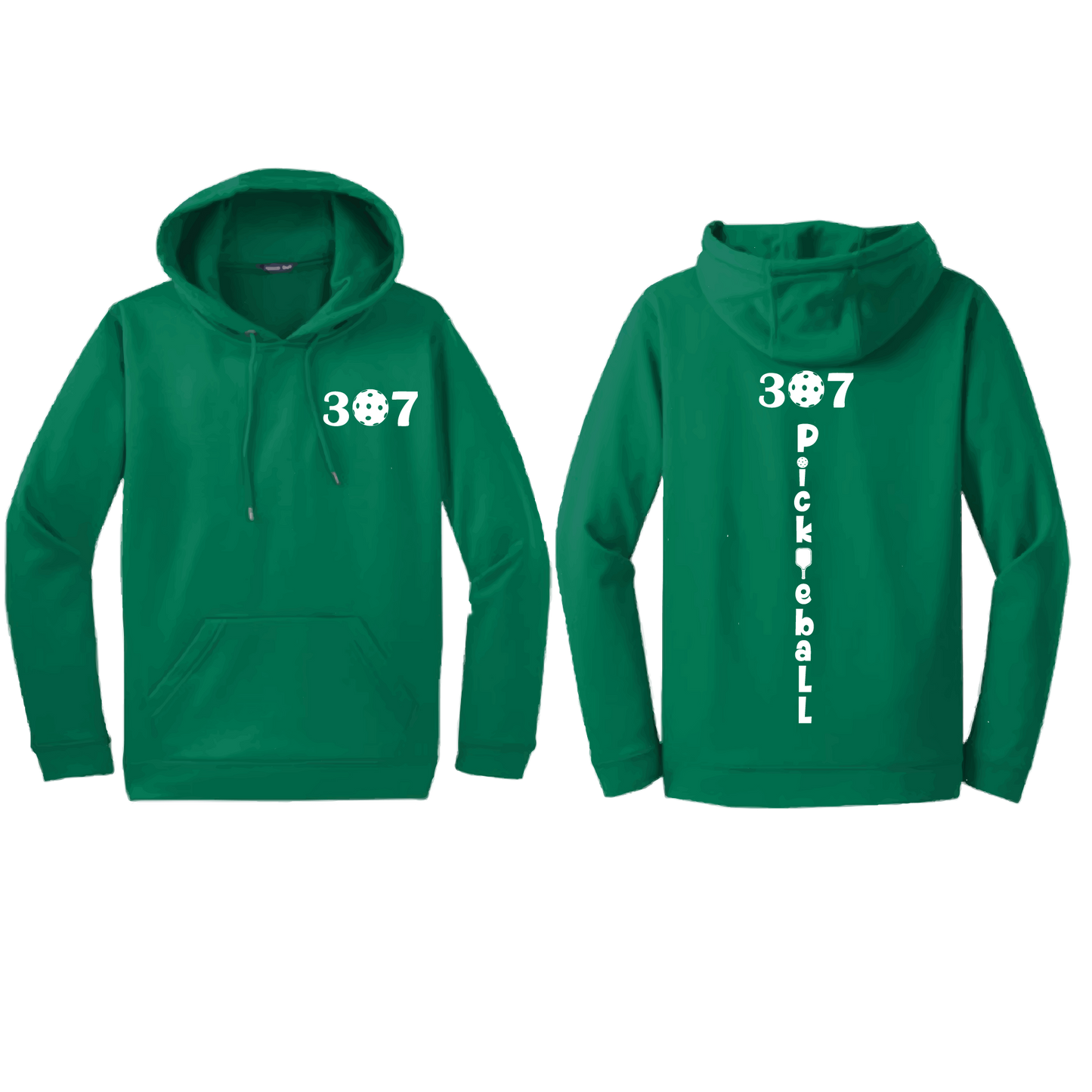 Design: 307 Wyoming Pickleball Club  Unisex Hooded Sweatshirt: Moisture-wicking, double-lined hood, front pouch pocket.  This unisex hooded sweatshirt is ultra comfortable and soft. Stay warm on the Pickleball courts while being that hit with this one of kind design.