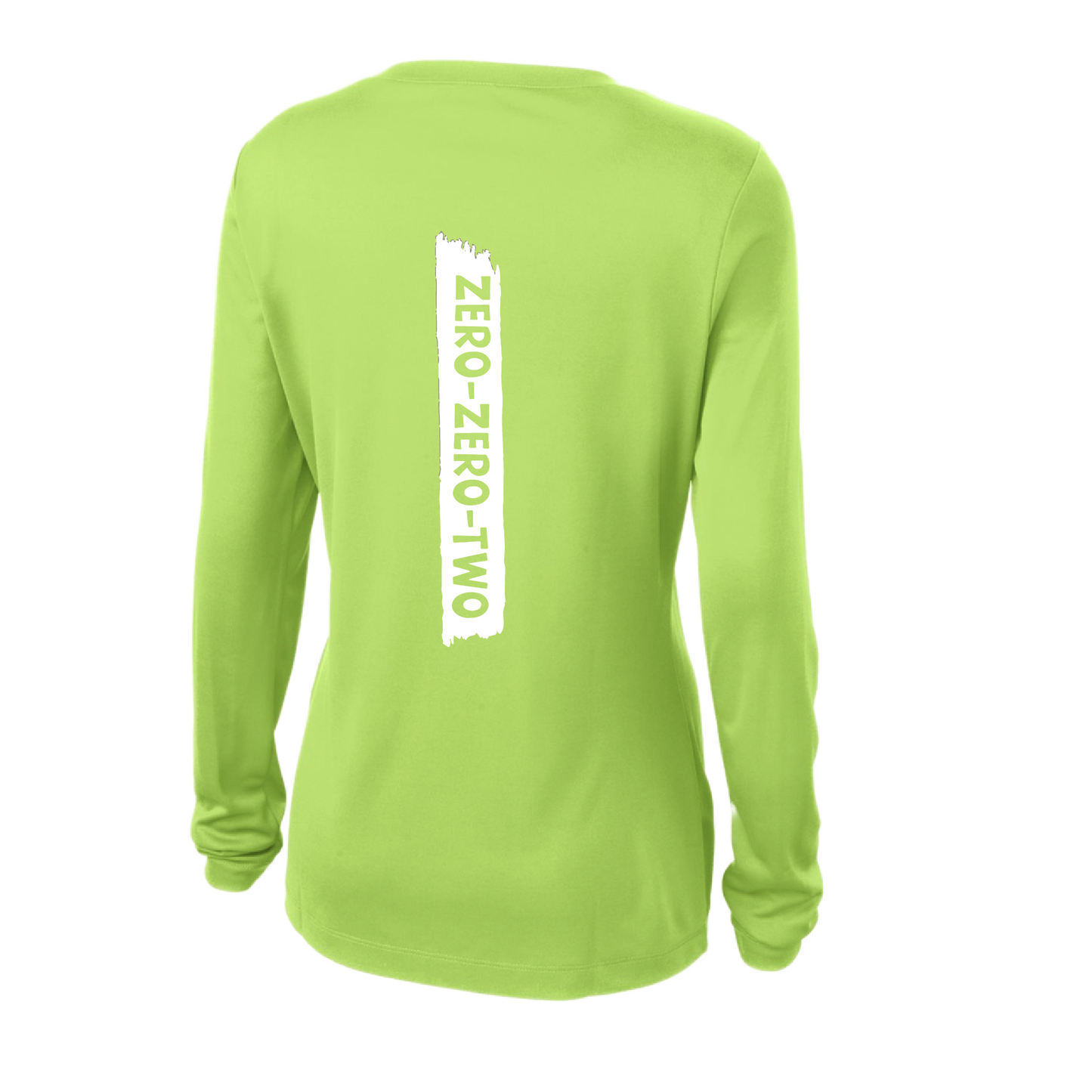 Zero Zero Two With Pickleballs (Customizable) | Women’s Long Sleeve V-Neck Shirt | 100% Polyester