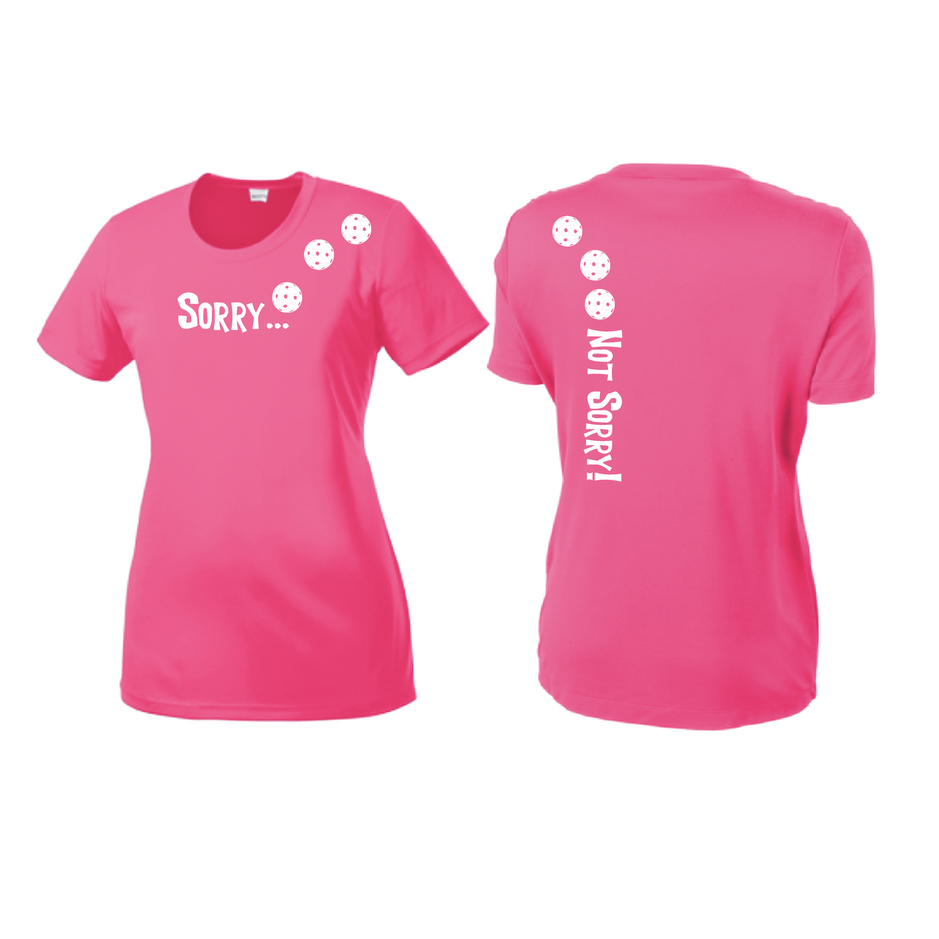 Sorrynot Sorry Ball Hat Pickleball Unique Customizable