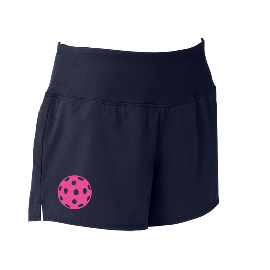 Pickleball Short Designs: Customizable Pickleball Color: Choose from: Cyan, Green, Orange or Pink. Sport Tek women’s repeat shorts come with built-in cell phone pocket on the exterior of the waistband. You can also feel secure knowing that no matter how strenuous the exercise, the shorts will remain in place (it won’t ride up!). These shorts are extremely versatile and trendy. Transition from the Pickleball court to running errands smoothly.