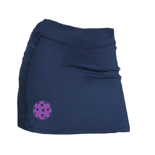 Pickleball Skort Design: Customizable Pickleball color:  Choose: Purple, Rainbow, White, & Yellow- Women’s core active jersey-knit skort comes with built-in shorts made out of a poly-spandex blend.  Feel secure knowing that no matter how strenuous the exercise, the skort will remain in place (it won’t ride up!). The fabric is breathable, featuring Dri-Works wicking technology. As you perspire, it allows your skin to breathe while simultaneously absorbing the moisture, keeping you dry and comfortable.