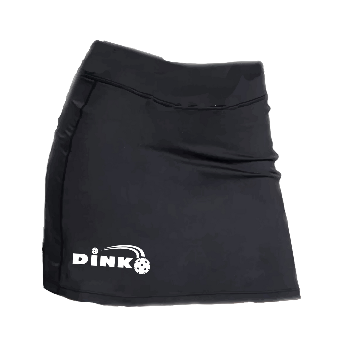 Skort Pickleball Design: Dink - Women’s core active jersey-knit skort comes with built-in shorts made out of a poly-spandex blend.  Feel secure knowing that no matter how strenuous the exercise, the skort will remain in place (it won’t ride up!). The fabric is breathable, featuring Dri-Works wicking technology. As you perspire, it allows your skin to breathe while simultaneously absorbing the moisture, keeping you dry and comfortable.