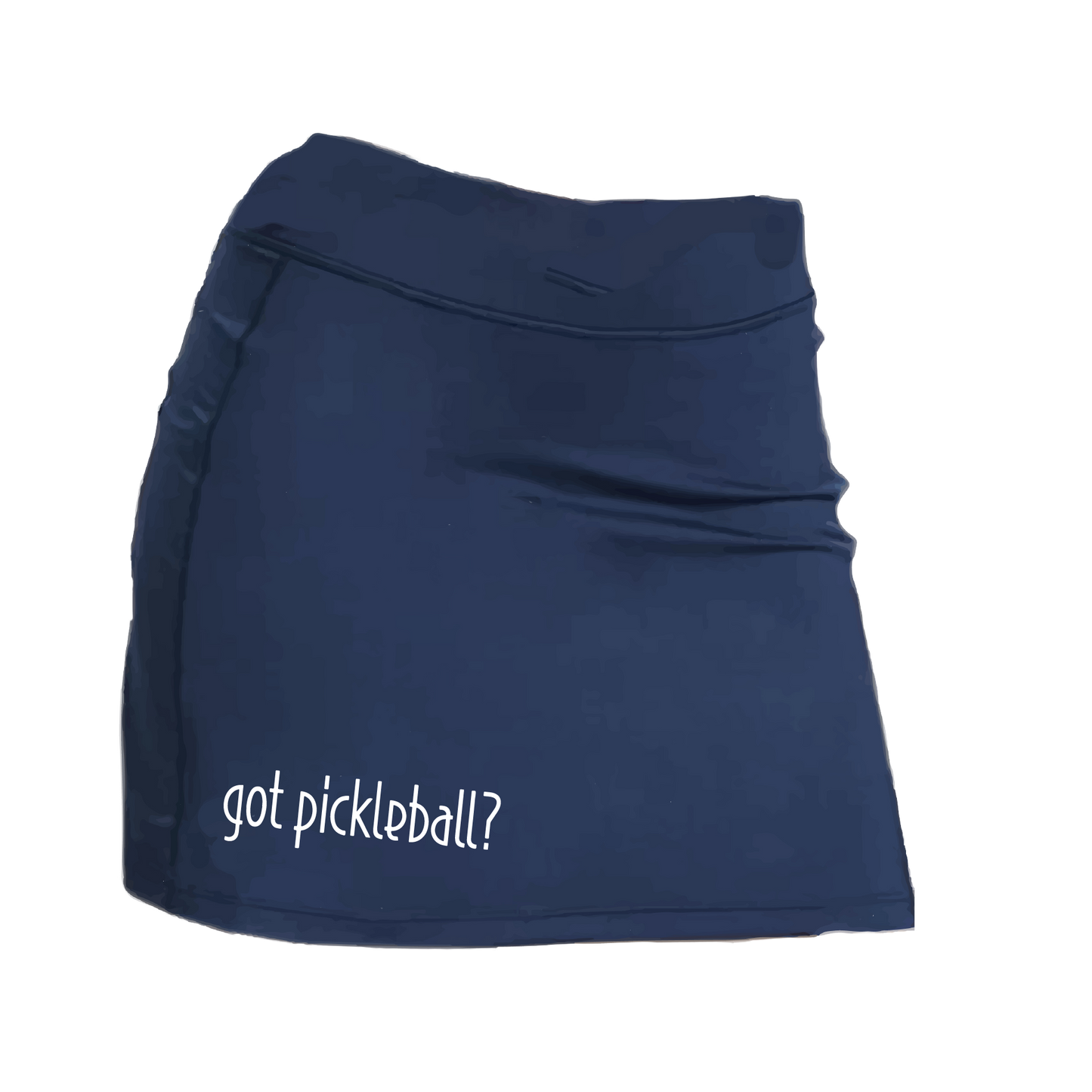 Skort Design: got pickleball? - Women’s core active jersey-knit skort comes with built-in shorts made out of a poly-spandex blend.  Feel secure knowing that no matter how strenuous the exercise, the skort will remain in place (it won’t ride up!). The fabric is breathable, featuring Dri-Works wicking technology. As you perspire, it allows your skin to breathe while simultaneously absorbing the moisture, keeping you dry and comfortable.