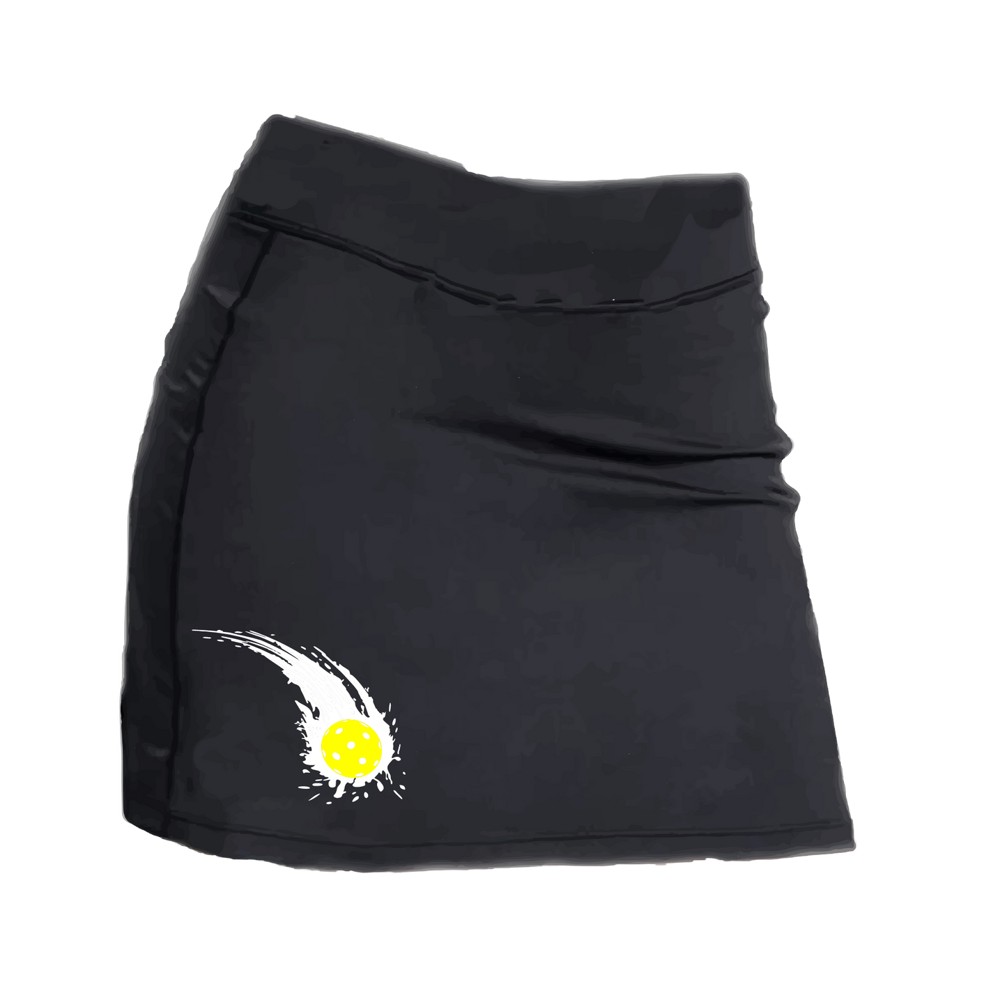 Pickleball Skort Design: Impact  Women’s core active jersey-knit skort comes with built-in shorts made out of a poly-spandex blend that will keep your legs from rubbing together, without which often results in painful chafing. You can also feel secure knowing that no matter how strenuous the exercise, the skort will remain in place (it won’t ride up!). The fabric is breathable, featuring Dri-Works wicking technology.