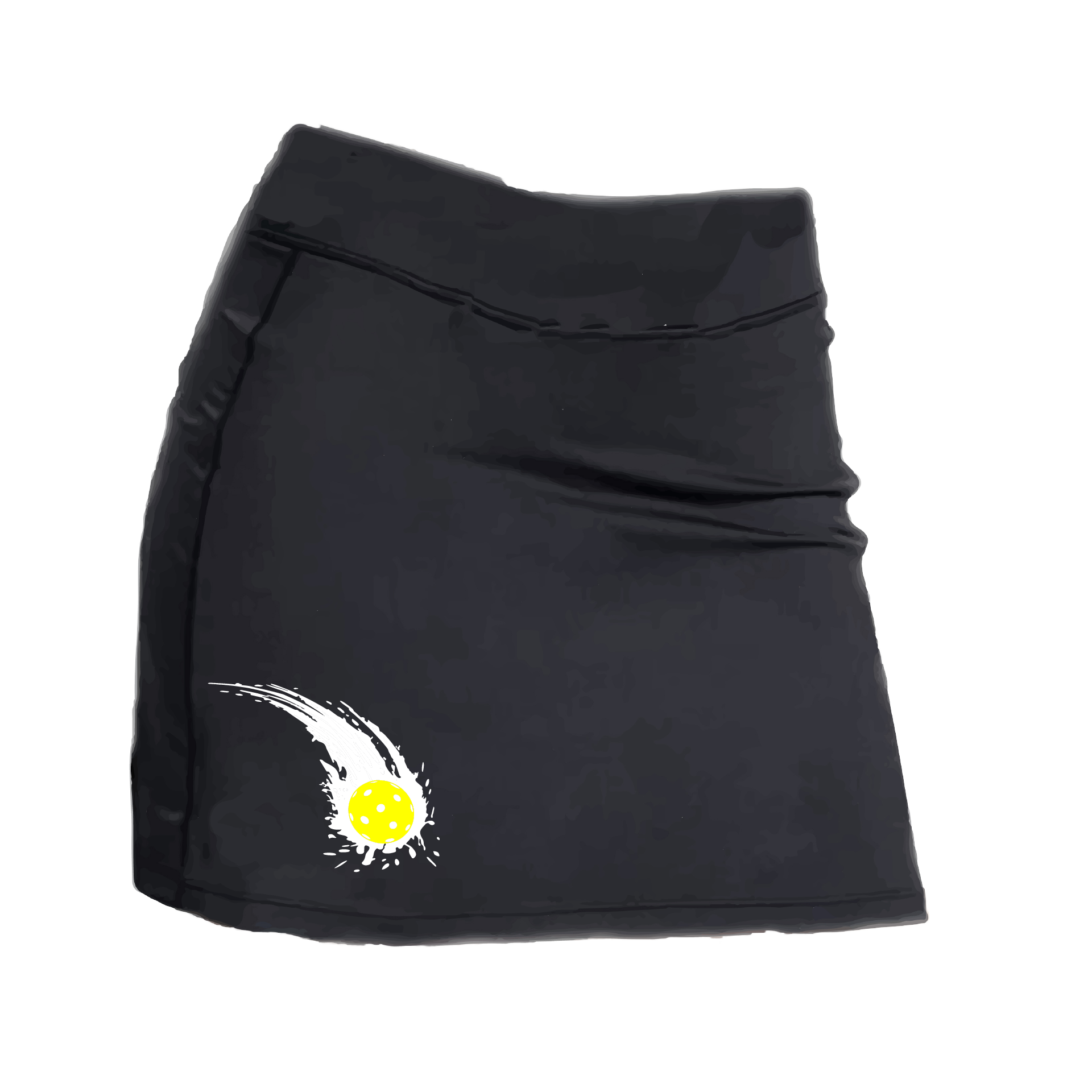 Pickleball Skort Design: Impact  Women’s core active jersey-knit skort comes with built-in shorts made out of a poly-spandex blend that will keep your legs from rubbing together, without which often results in painful chafing. You can also feel secure knowing that no matter how strenuous the exercise, the skort will remain in place (it won’t ride up!). The fabric is breathable, featuring Dri-Works wicking technology.