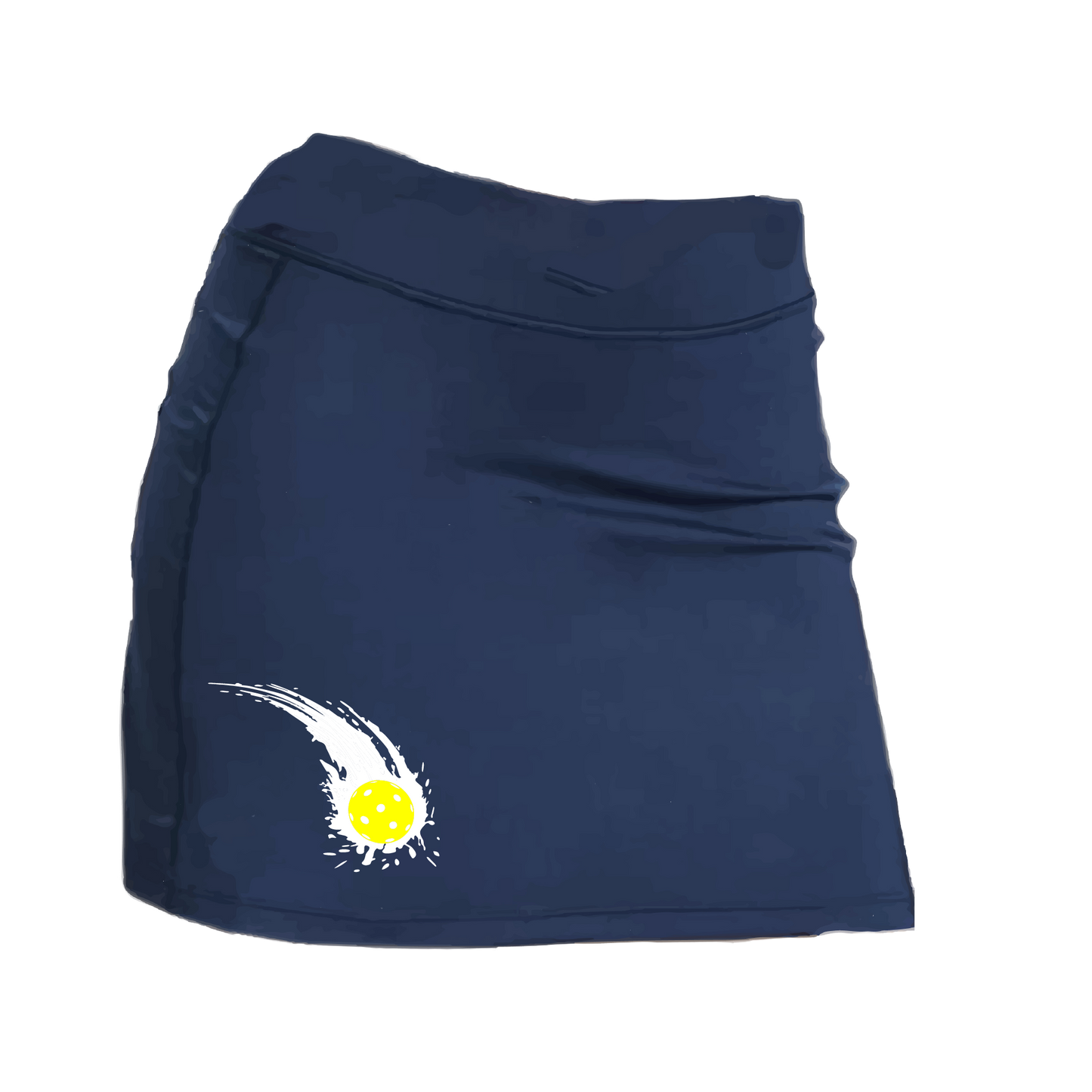 Pickleball Skort Design: Impact  Women’s core active jersey-knit skort comes with built-in shorts made out of a poly-spandex blend that will keep your legs from rubbing together, without which often results in painful chafing. You can also feel secure knowing that no matter how strenuous the exercise, the skort will remain in place (it won’t ride up!). The fabric is breathable, featuring Dri-Works wicking technology.