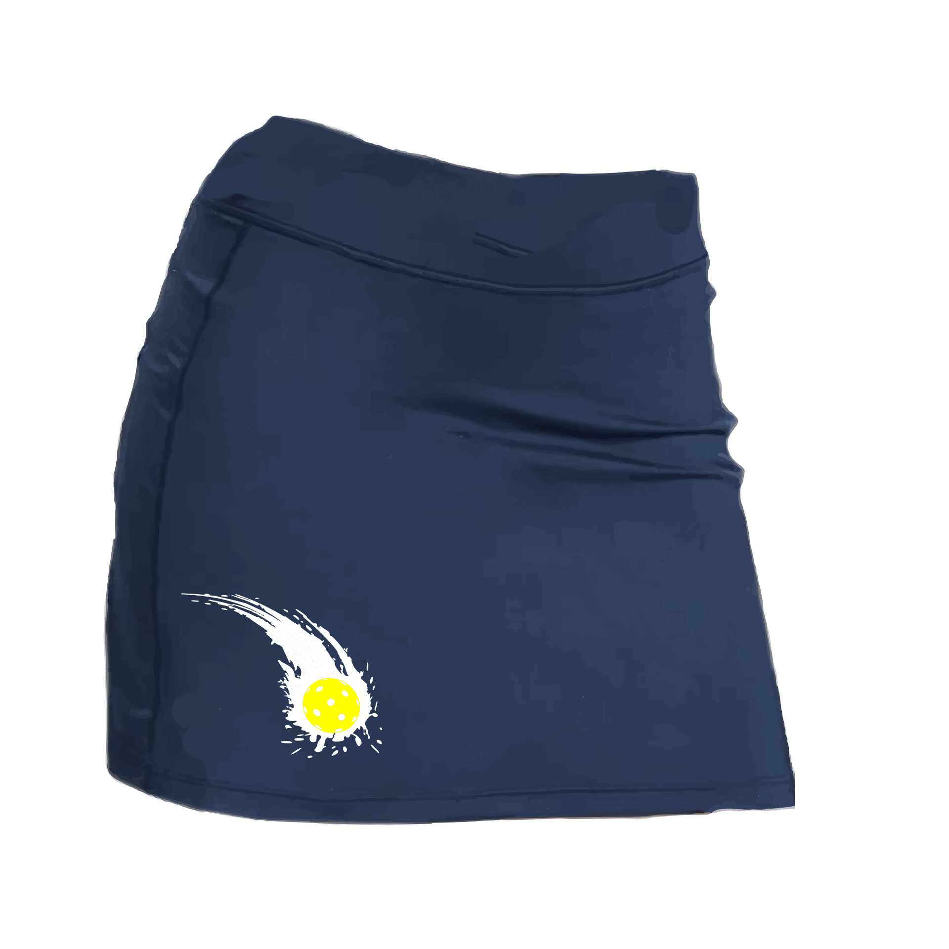 Pickleball Skort Design: Impact  Women’s core active jersey-knit skort comes with built-in shorts made out of a poly-spandex blend that will keep your legs from rubbing together, without which often results in painful chafing. You can also feel secure knowing that no matter how strenuous the exercise, the skort will remain in place (it won’t ride up!). The fabric is breathable, featuring Dri-Works wicking technology.