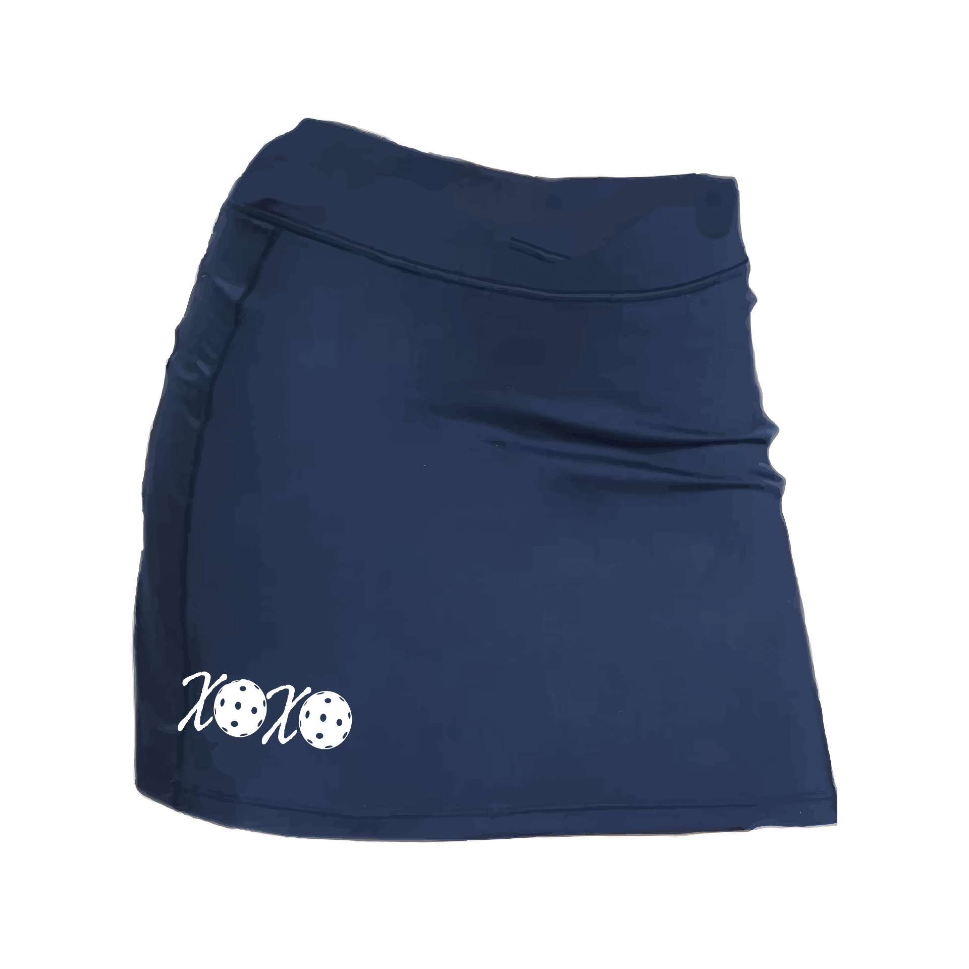 Pickleball Skort Design: XOXO  Women’s core active jersey-knit skort comes with built-in shorts made out of a poly-spandex blend that will keep your legs from rubbing together, without which often results in painful chafing. You can also feel secure knowing that no matter how strenuous the exercise, the skort will remain in place (it won’t ride up!). The fabric is breathable, featuring Dri-Works wicking technology.