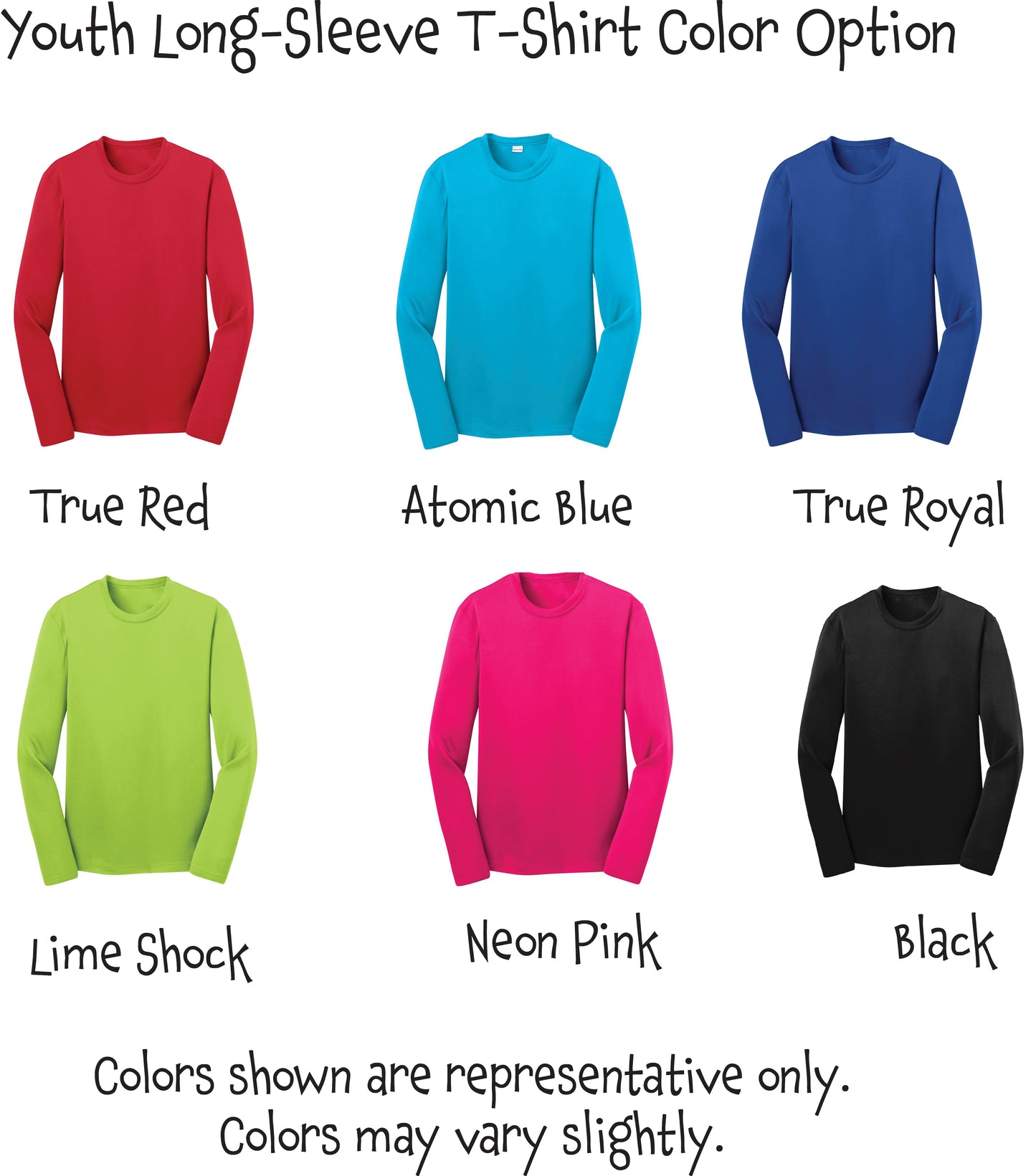 United We Dink | Youth Long Sleeve Athletic Shirt | 100% Polyester