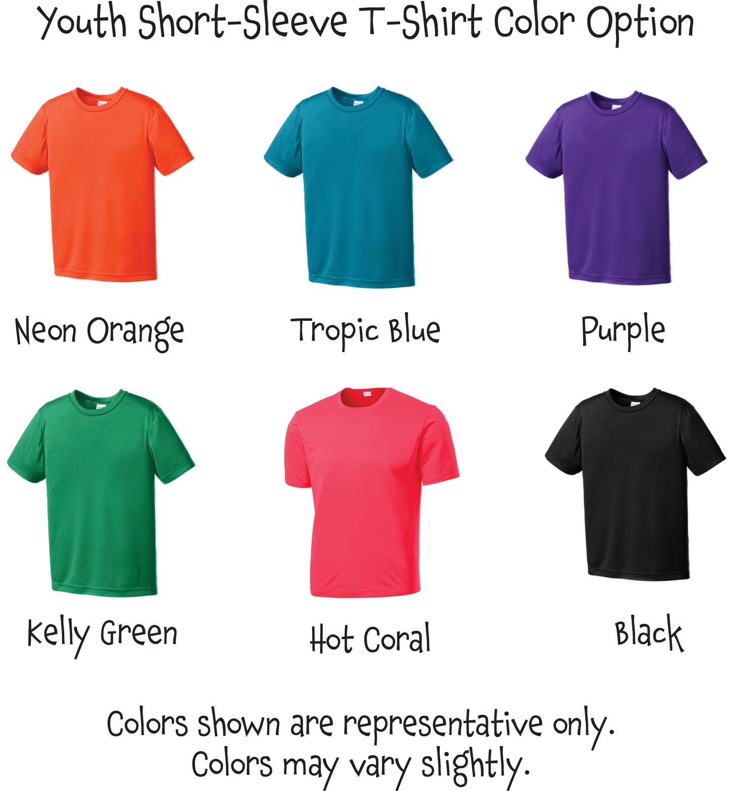 Pickleball Flag (Vertical) | Youth Short Sleeve Athletic Shirt | 100% Polyester