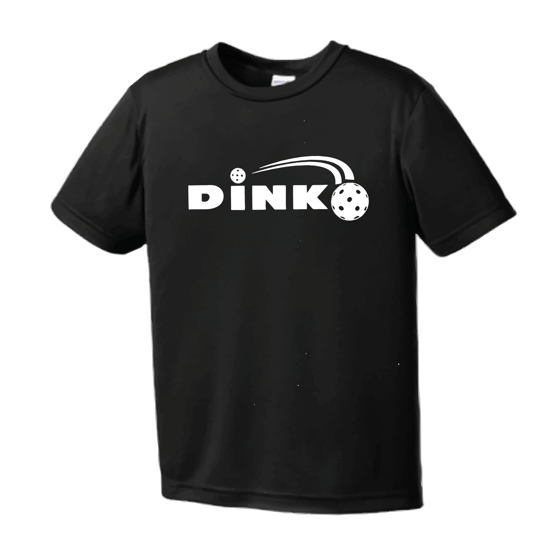 Pickleball Design: Dink  Youth Style: Short Sleeve  Shirts are lightweight, roomy and highly breathable. These moisture-wicking shirts are designed for athletic performance. They feature PosiCharge technology to lock in color and prevent logos from fading. Removable tag and set-in sleeves for comfort.