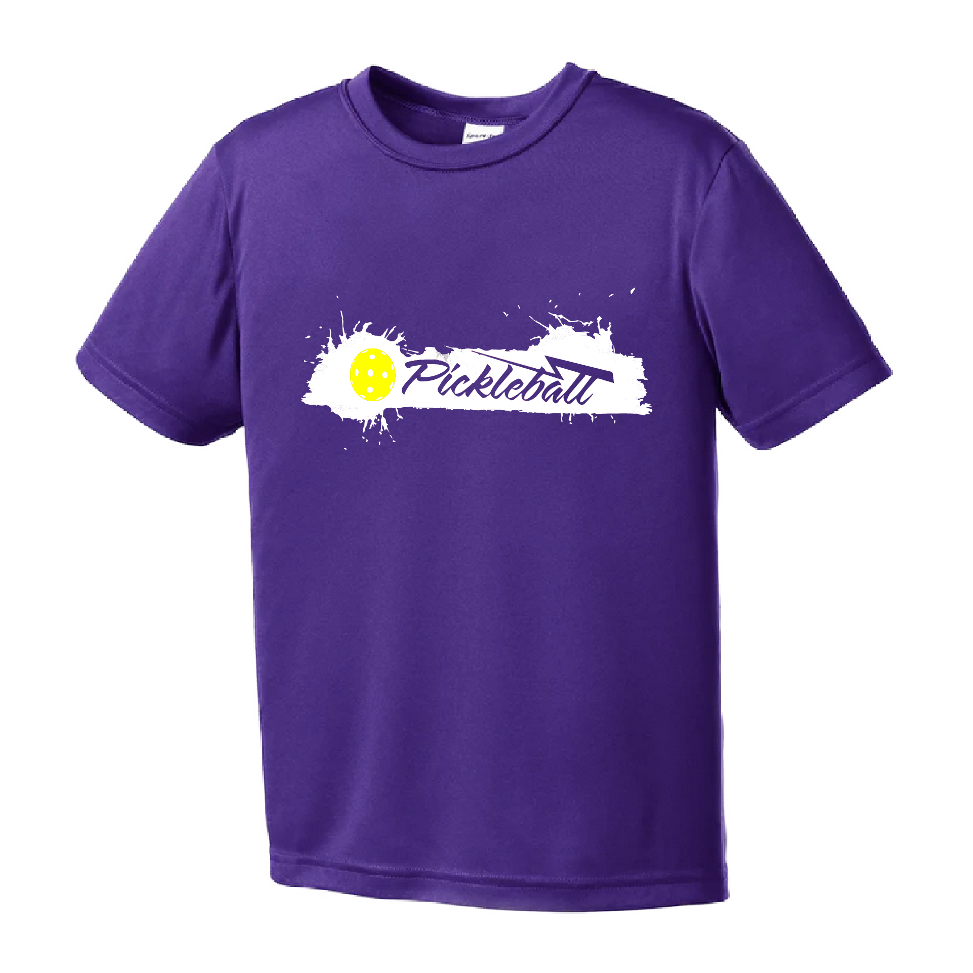 Pickleball Design: Extreme  Youth Style: Short Sleeve  Shirts are lightweight, roomy and highly breathable. These moisture-wicking shirts are designed for athletic performance. They feature PosiCharge technology to lock in color and prevent logos from fading. Removable tag and set-in sleeves for comfort.