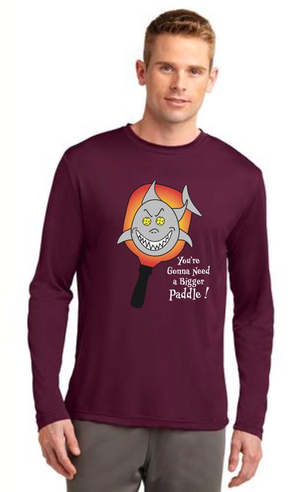You're Gonna Need A Bigger Paddle | Clearance Men's Long Sleeve Athletic Shirt | 100% Polyester