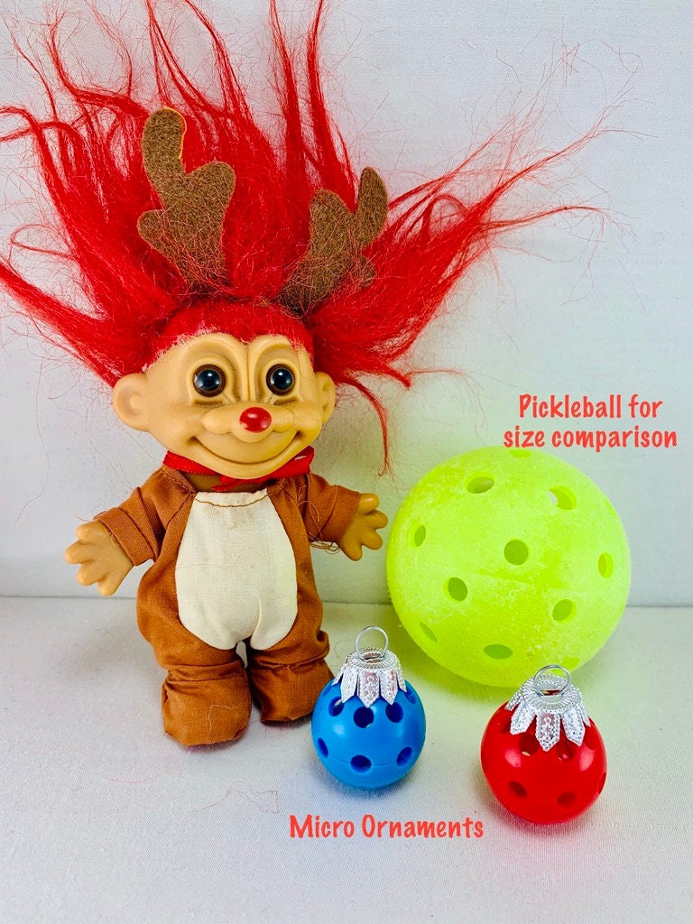 Mini Pickleball Christmas Ornaments | Pickleball Christmas Gifts And Decor