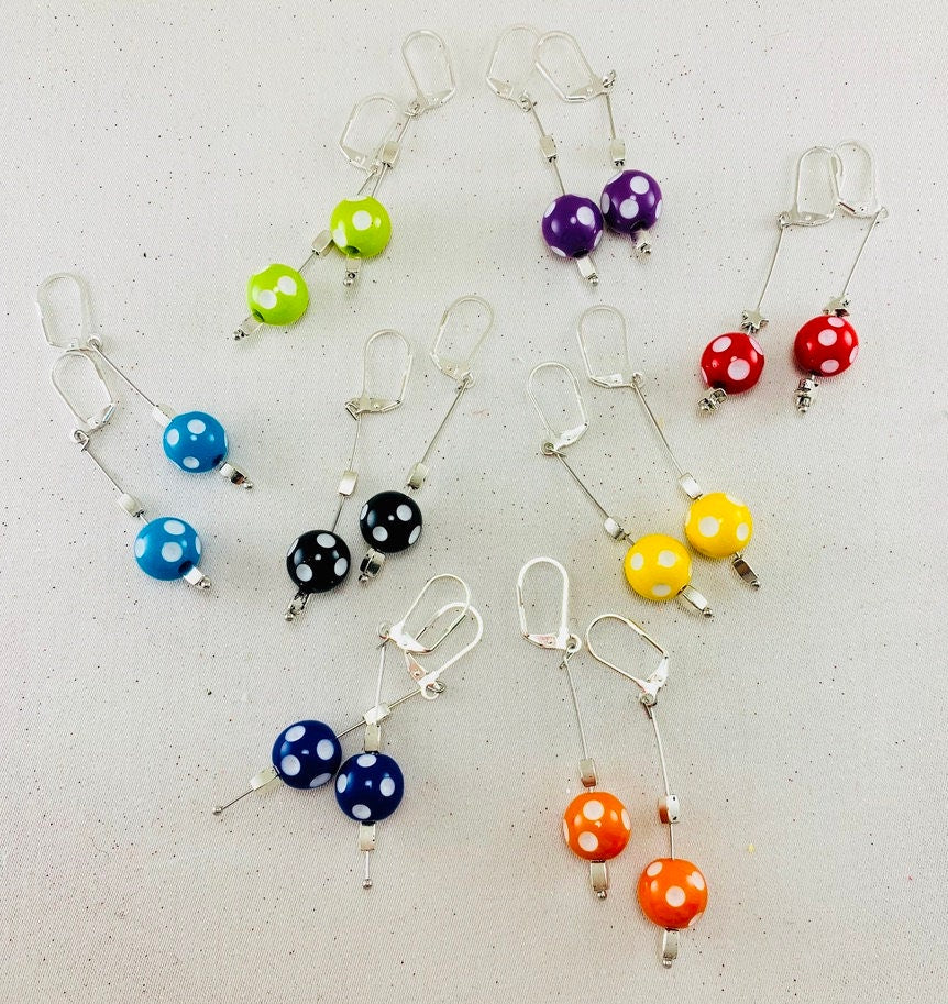 Micro Pickleball Earrings (Variety Of Colors) | Pickleball Jewelry | Fun Pickleball Gifts