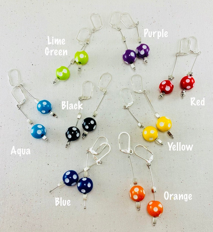 Micro Pickleball Earrings (Variety Of Colors) | Pickleball Jewelry | Fun Pickleball Gifts