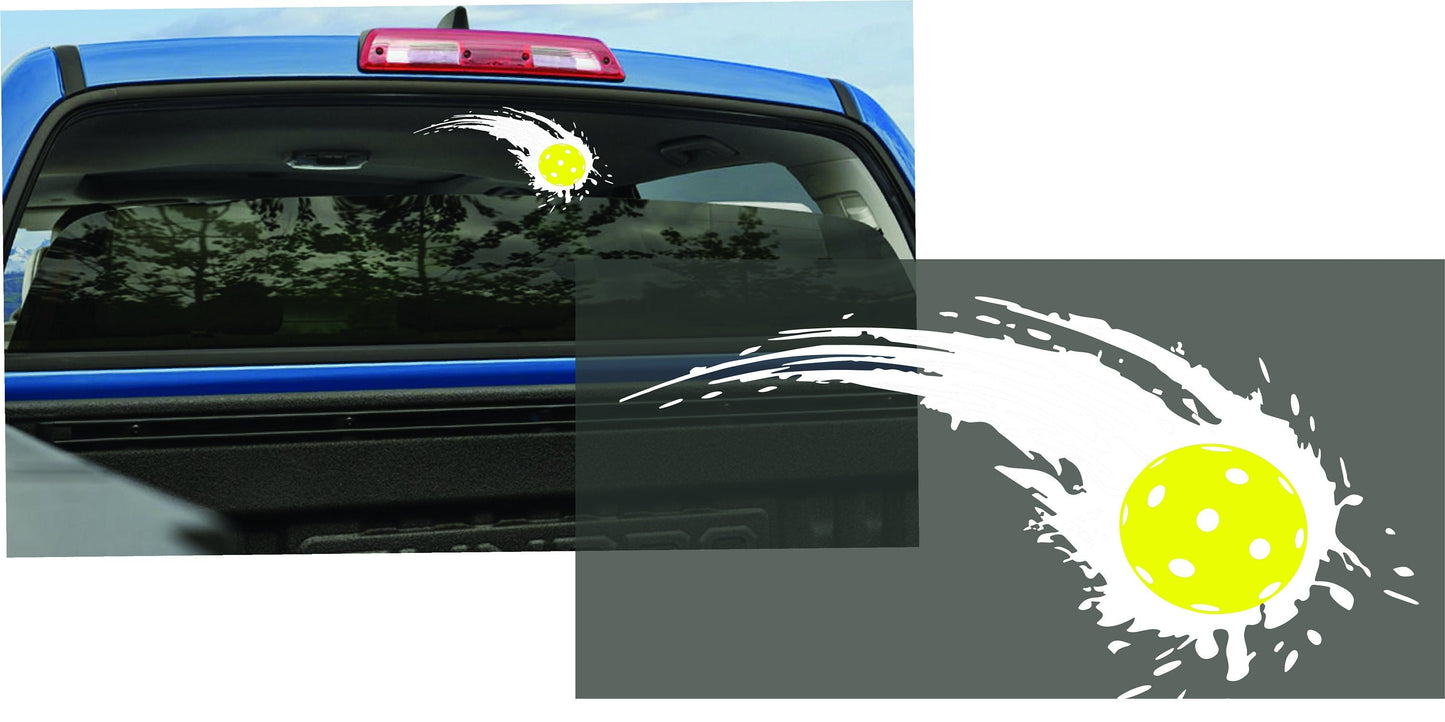 Pickleball Impact | Pickleball Car Decal And Pickleball Sticker