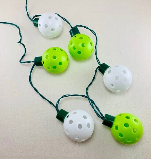Mini Pickleball Flashing Necklace | Fun Pickleball Gifts